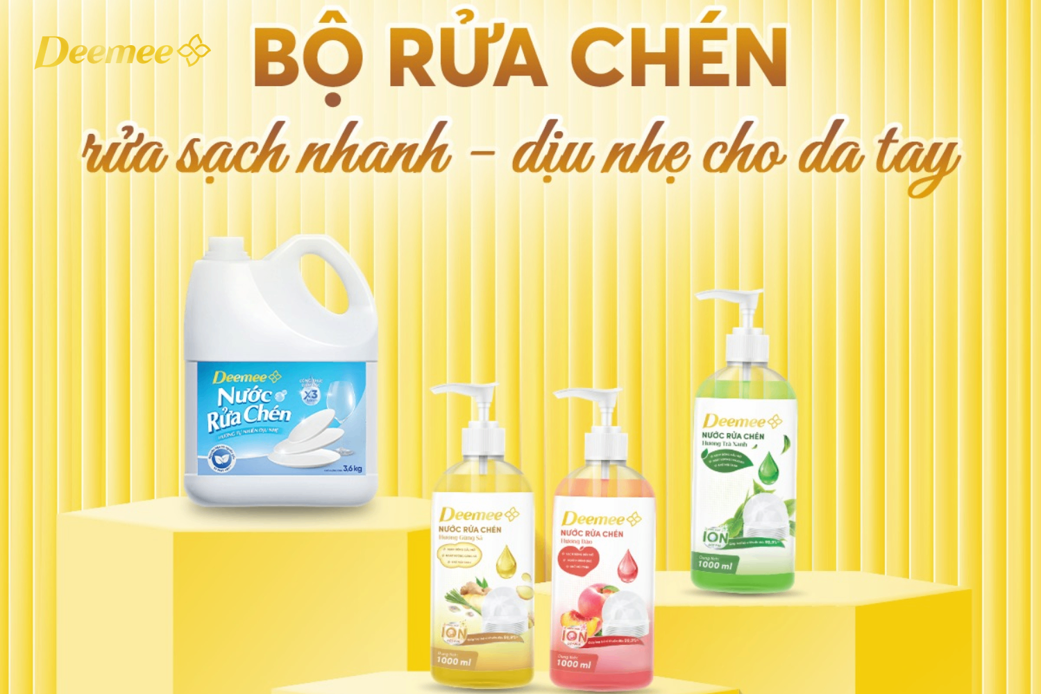 Gợi ý chọn nước rửa chén Deemee theo mùi hương và nhu cầu
