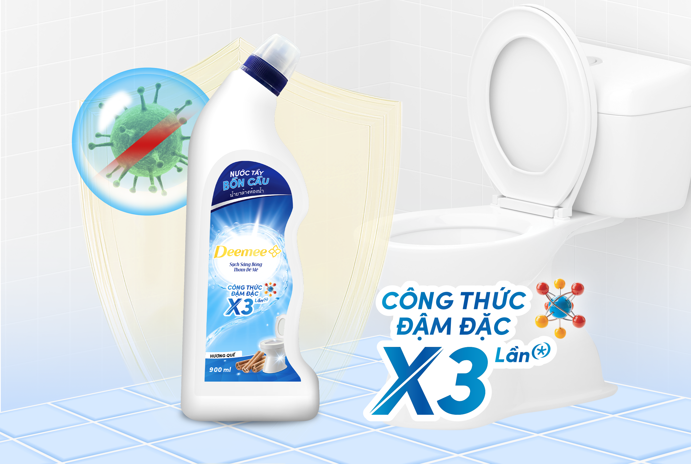 Nước Tẩy Bồn Cầu Deemee